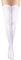 SATINIOR Over Knee Thigh Socks Knee-High Sock High Thigh Stockings Cotton Long Socks , 23.6 Inch, White