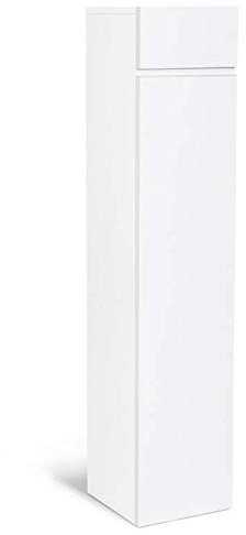 IDMarket - Meuble colonne salle de bain suspendu blanc LILA