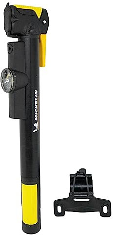 MICHELIN (Cycle Unisex Adult Mini Pressure Gauge Pump, Multi-Colour, One Size