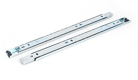 YeVhear Schubladenschienen, 33 cm (13 Zoll), 2-Wege-Führungsschiene, Kugellager, 25 mm breit, 1 Paar