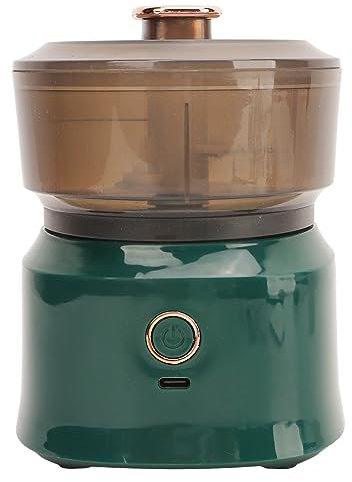 Yctze Robot Culinaire pour bébé, Professionnel Efficace, Rechargeable par USB, Mini Hachoir électrique, Cuiseur Vapeur pour Aliments pour Bébés, Fruits, Ail, Piment, Oignon, Viande