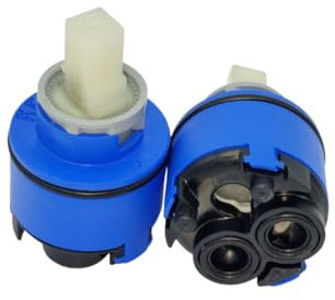 Schläfer 480055 | Kartusche Mischbatterie 35 mm, Ersatzkartusche aus Keramik mit 2 Füßen, für Einhebelmischer in Küche, Bad, Dusche und Badewanne