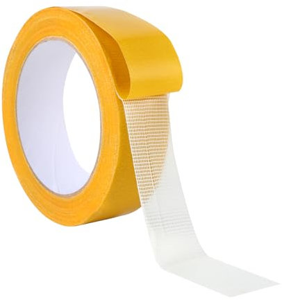 RMIVEGLIA Nastro biadesivo per tappeti, 3 cm x 20 m, trasparente, senza tracce, ideale per tappeti, foto, pareti, cucine, casa e scuola, facile da tagliare e rimuovere.