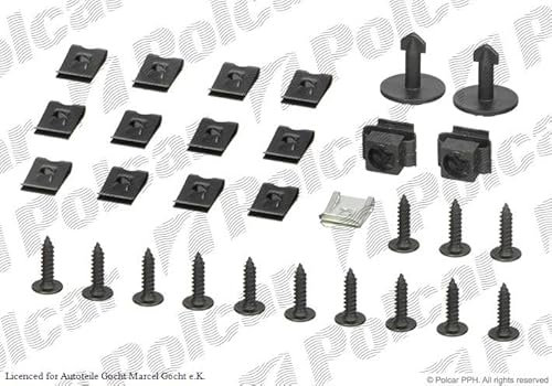 30-Teilig Einbausatz Unterfahrschutz Clips Kompatibel mit Audi A4 B6 8E2 Avant 8E5 A4 B7 8EC Avant 8ED 00-08