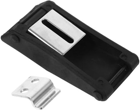 iplusmile 2 Pz fibbia in gomma baule portaoggetti ganci elastici baule portatutto serrature delle porte serratura morsetto a ginocchiera in gomma tira il fermo Acciaio inossidabile