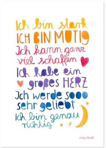 Frau Ottilie Poster *Affirmation* (A3)
