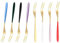 8 pièces Fourchettes à Fruits, Fourchettes à Dessert, Petites Fourchettes à Dessert Européen, Mini Fourchette à Fruits, Fourchettes à Apéritif, pour Salade Cocktail Café Mariage Partie Bar Couverts