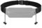 JasGood Triathlon Startnummernband Laufgürtel Sportgürtel Hüfttasche Verstellbar Laufgurt mit Nummernhalter 4 Gel-Halter Running Belt Bauchtasche Lauftasche für Joggen Marathon,Grau,75cm