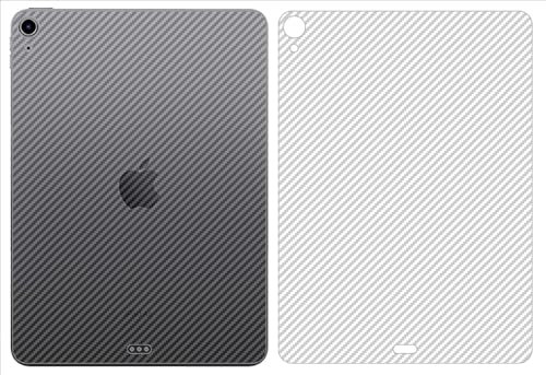 GIOPUEY Rückseite Folie Kompatibel mit iPad Air 13 Inch M3 2025, [4 Stück] 0.1mm Ultradünn Carbon Muster Rückseite Folie, Kratzfest Anti Fingerabdruck rutschfest
