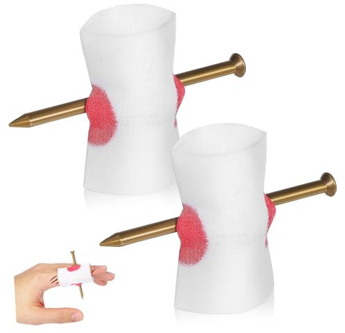 Veemoon 2stücke Finger-requisiten Gefälschter Nagel Mit Für Halloween-tricks Und Party-streiche Sicher Und Wiederverwendbar