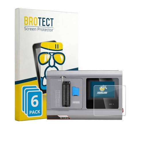 BROTECT 6 Stück Schutzglas für Xhorse Multi-Prog Schutzfolie Panzer Folie Glas[Extrem Kratzfest 9H, Anti-Fingerprint, Ultra-Transparent]