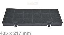 Kohlefilter 435x217mm, passend zu Geräten von:AEG Alno-Küchen (Zanussi Whirlp...