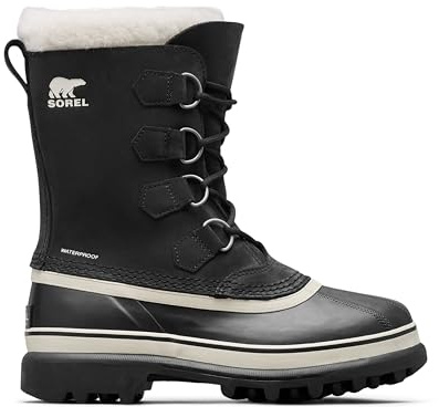 Sorel Caribou Botte De Neige Imperméables Femme, Noir (Black x Stone), 41.5 EU