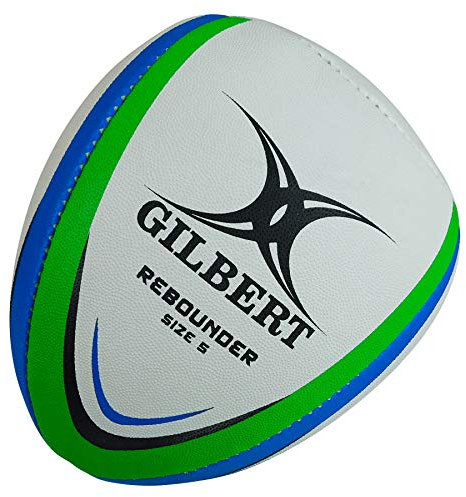 Gilbert Specialist Training Rebounder Match Ball, Weiß, Grün, Blau, 5