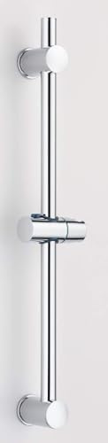 iBathUK | Round Hand Held Mixer Shower Holder Riser Rail Stainless Steel Bar Bracket SR296