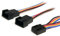 StarTech FAN4SPLIT12 - Cable divisor de 0.3 m (PWM 4 pines), alimentación ventilador fan placa base macho a hembra