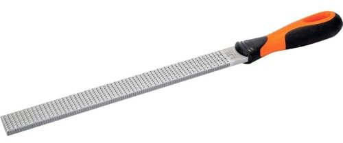 Bahco 6-344-10-2-2 BH6-344-10-2-2 Hieb 2 Hand Rasp with Handle, Multi-Colour, 250 mm