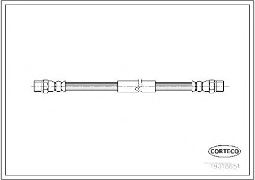Corteco 19018651 Bremsschlauch vorne