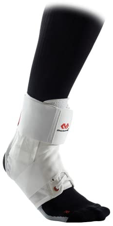 Mcdavid - Ankle Support Brace Unisex Adult - Lace Up Ankle Support - Prevents or recovers ankle injuries - Compression Sleeve - Adjustable Wrap (195R)