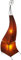 GURU SHOP Hennalampe, Leder Stehlampe/Stehleuchte - Mauretania 118 cm Orange