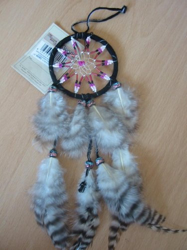 Dreamcatcher mit Perlen 16 cm, sortiert