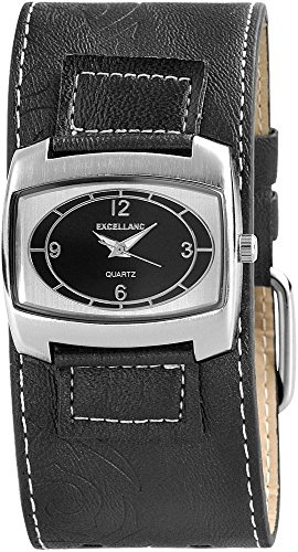 Excellanc Damen Analog Quarz Uhr mit Leder Armband 195021000116