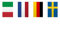 Folat Wimpelkette mit Europaflaggen, 10 m