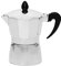 Macchina da caffè in alluminio per 2 tazze
