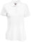 Fruit of the Loom SS86 Women's Fit Pique Short Sleeve Polo Shirt White M
