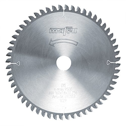 Mafell - hm-sägeblatt mafell 160 x 1,2/1,8 x 20 ??, z 56, fz/tz, für feinschnit