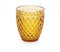 fade Lot de 6 verres à eau Tuscany ambre, pâte de verre, 8,5 x 8,5 x 11