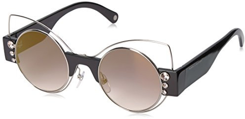 Marc Jacobs Donna 1/S FQ U4T 49 Occhiali da sole, Nero (Blckpld Black/Grey Sf Gd Grey Speckled)