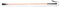 Whip And Go 953440100 Ethological Bâton Unisexe, Orange, 100 cm