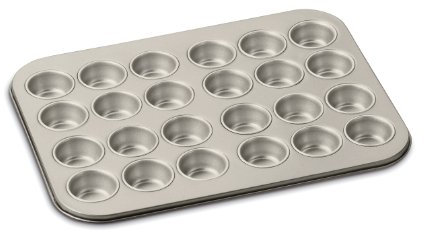 Cuisinart AMB-24MMPCH Chef's Classic Nonstick Bakeware 24-Cup Mini Muffin Pan, Champagne