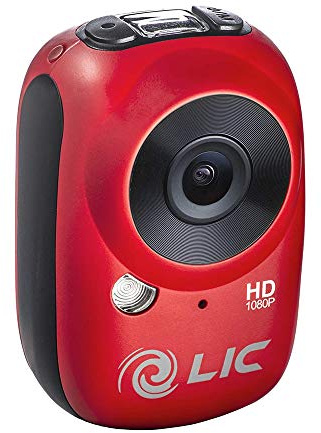 Liquid Image EGO Action-Cam (12 Megapixel CMOS Sensor, microSDHC-Kartenslot, USB 2.0) rot