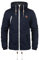 SOLID SDTilden Herren Übergangsjacke Herrenjacke Jacke mit Kapuze Kordelzug Reißverschluss Brusttasche Eingrifftaschen Regular fit, Größe:S, Farbe:Insignia Blue (1991)