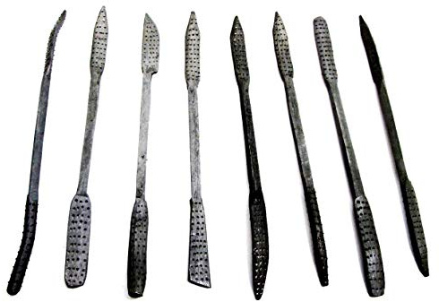 8pc Riffler Wood Rasp Set In Wallet