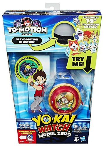 Yo-Kai B7496 - Uhr Modell Zero - 2 Exklusive Medaillen enthalten - Yo-Motion-Technologie Rollenspiel Scan-Spielzeug
