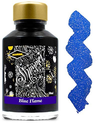Diamine 50ml Shimmer ink Blue Flame