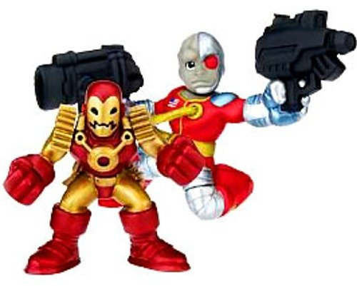 Marvel Superhero Squad Series 14 Mini 3 Inch Figure 2-Pack Deathlok and Iron Man 2020