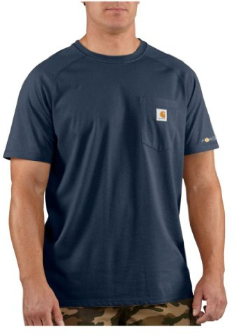 Carhartt Mens Force Cotton Delmont Short Sleeve T-Shirt