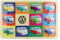 BRISA VW Collection - Volkswagen Retro-Blech-Schild-Vintage-Dekoration Geschenk-Idee aus Metall im T1 Bus Design (Multicolor/Bunt)