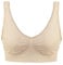 Boolavard New Seamless Sports Style Bra Crop Top Vest Comfort Stretch Bras Shapewear (XXL, Nude)