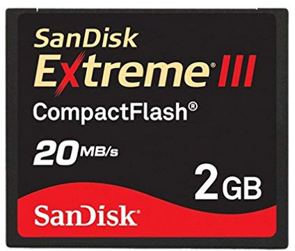 SanDisk Compact Flash Extreme III (CF) Speicherkarte 2GB (Retailverpackung)