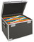 Leitz 67150195 Lockable Suspension File Chest, Foolscap, 30 File Capacity, Colour: Black/Chrome, 67150095