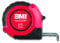 BMI 472541021 Taschenbandmaß Two Comp, Länge 5 m, weisslackiertes Band, mit Clip