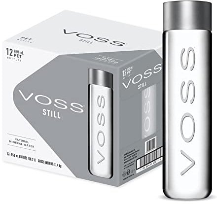 VOSS UK Artesian Still Water - Natural, Pure PET Bottles, Bulk Pack of 12 x 330 ml