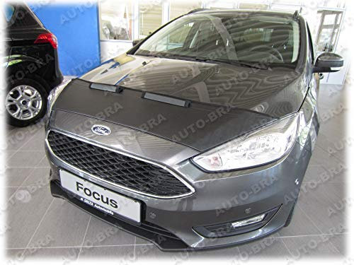 AB-00314 Auto BRA kompatibel mit Ford Focus 3 III 2014-2018 Haubenbra Steinschlagschutz Tuning Bonnet Bra