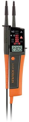 Kyoritsu KT 171 Tester per misura della tensione con visualizzazione LCD e LED , grigio