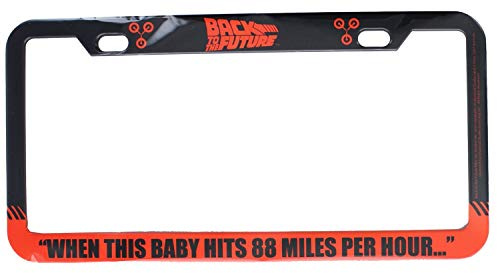 Factory Entertainment Back To The Future - 88 MPH License Plate Frame